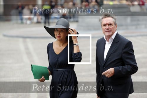 Den Haag 17 september 2019
Prinsjesdag 2019 op het binnenhof.
Henny Vrienten met zijn vrouw Gala Veldhoen