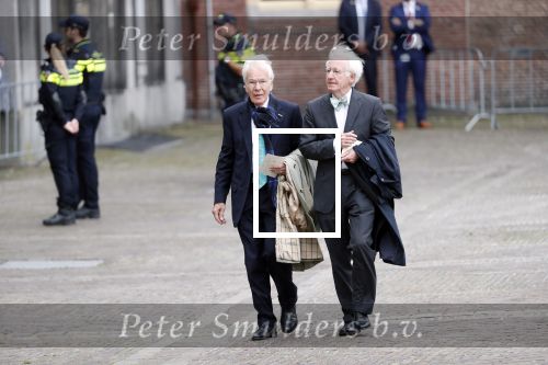 Den Haag 17 september 2019
Prinsjesdag 2019 op het binnenhof.
Herman Tjeenk Willink met partner