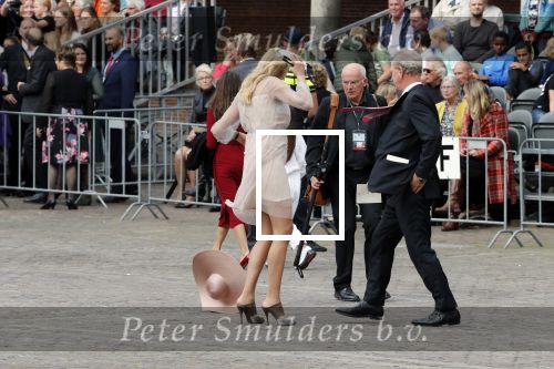 Den Haag 17 september 2019
Prinsjesdag 2019 op het binnenhof.
Hoedje waait weg