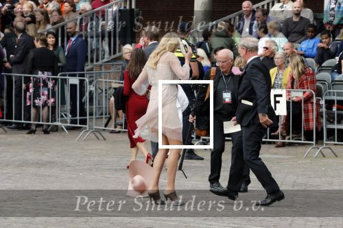Den Haag 17 september 2019
Prinsjesdag 2019 op het binnenhof.
Hoedje waait weg