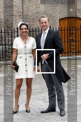 Den Haag 17 september 2019
Prinsjesdag 2019 op het binnenhof.
Minister Hugo de Jonge van Volksgezondheid, Welzijn en Sport (CDA) en zijn vrouw