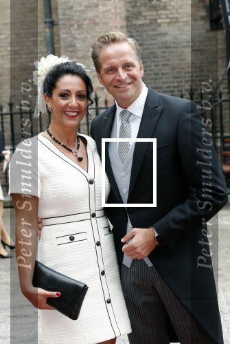 Den Haag 17 september 2019
Prinsjesdag 2019 op het binnenhof.
Minister Hugo de Jonge van Volksgezondheid, Welzijn en Sport (CDA) en zijn vrouw