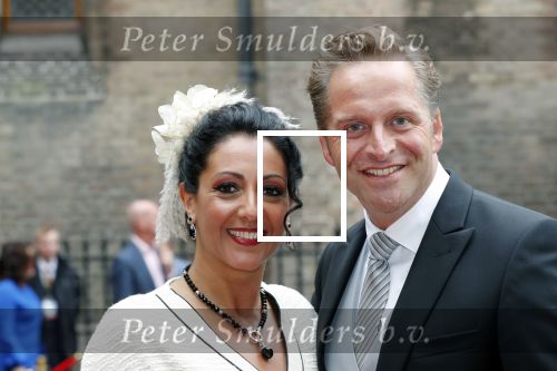 Den Haag 17 september 2019
Prinsjesdag 2019 op het binnenhof.
Minister Hugo de Jonge van Volksgezondheid, Welzijn en Sport (CDA) en zijn vrouw