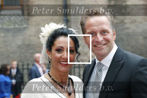 Den Haag 17 september 2019
Prinsjesdag 2019 op het binnenhof.
Minister Hugo de Jonge van Volksgezondheid, Welzijn en Sport (CDA) en zijn vrouw