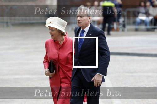 Den Haag 17 september 2019
Prinsjesdag 2019 op het binnenhof.
Jaap de Hoop Scheffer met vrouw