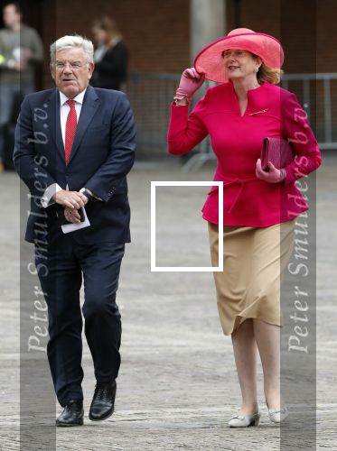 Den Haag 17 september 2019
Prinsjesdag 2019 op het binnenhof.
Burgermeester Pauline Krikke arriveert samen met Jan van Zanen, burgemeester van Utrecht