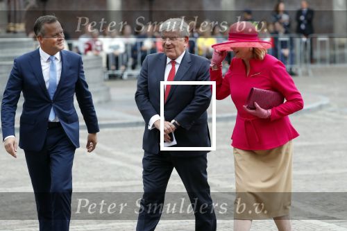 Den Haag 17 september 2019
Prinsjesdag 2019 op het binnenhof.
Burgermeester Pauline Krikke arriveert samen met Jan van Zanen, burgemeester van Utrecht