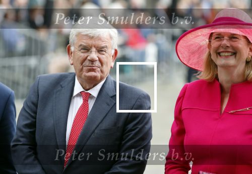 Den Haag 17 september 2019
Prinsjesdag 2019 op het binnenhof.
Burgermeester Pauline Krikke arriveert samen met Jan van Zanen, burgemeester van Utrecht