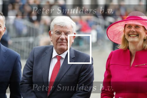 Den Haag 17 september 2019
Prinsjesdag 2019 op het binnenhof.
Burgermeester Pauline Krikke arriveert samen met Jan van Zanen, burgemeester van Utrecht