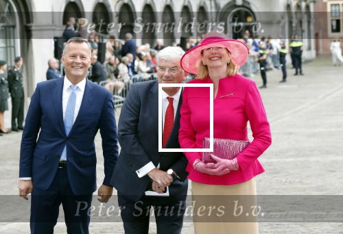Den Haag 17 september 2019
Prinsjesdag 2019 op het binnenhof.
Burgermeester Pauline Krikke arriveert samen met Jan van Zanen, burgemeester van Utrecht