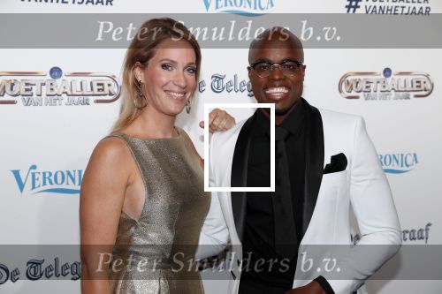Hilversum 2 september 2019
Voetbalgala bij studio 21 . Jandino Asporaat en Helene Hendriks presenteren het gala