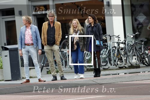 Amsterdam 7 september 2019
Jeroen Pauw met zijn vriendin en vrienden in Amsterdam zuid.