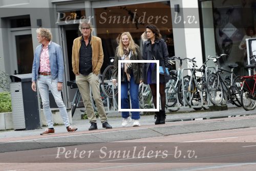 Amsterdam 7 september 2019
Jeroen Pauw met zijn vriendin en vrienden in Amsterdam zuid.
