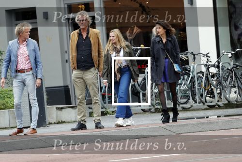 Amsterdam 7 september 2019
Jeroen Pauw met zijn vriendin en vrienden in Amsterdam zuid.
