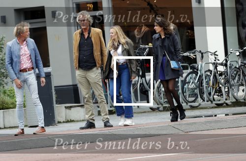 Amsterdam 7 september 2019
Jeroen Pauw met zijn vriendin en vrienden in Amsterdam zuid.