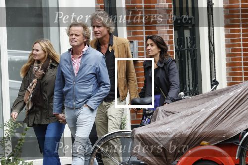 Amsterdam 7 september 2019
Jeroen Pauw met zijn vriendin en vrienden in Amsterdam zuid.