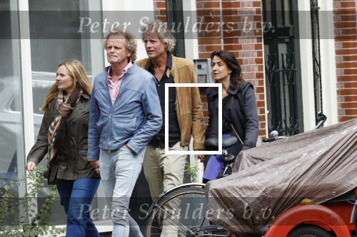 Amsterdam 7 september 2019
Jeroen Pauw met zijn vriendin en vrienden in Amsterdam zuid.