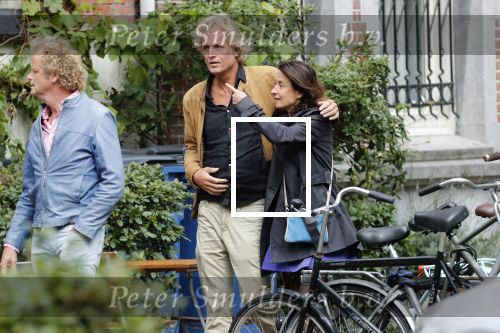 Amsterdam 7 september 2019
Jeroen Pauw met zijn vriendin en vrienden in Amsterdam zuid.