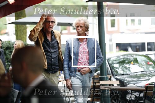 Amsterdam 7 september 2019
Jeroen Pauw met zijn vriendin en vrienden in Amsterdam zuid.