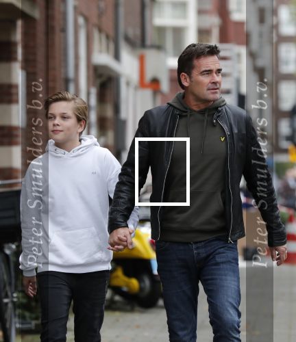Amsterdam 23 september 2019
Jeroen v d Boom met zijn zoon Luuk in Amsterdam zuid.
