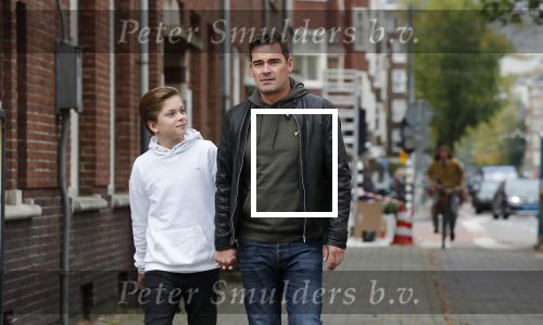 Amsterdam 23 september 2019
Jeroen v d Boom met zijn zoon Luuk in Amsterdam zuid.