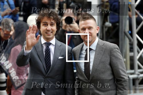 Den Haag 17 september 2019
Prinsjesdag 2019 op het binnenhof.
Jesse Klaver met Johnny de Mol jr