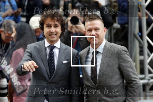 Den Haag 17 september 2019
Prinsjesdag 2019 op het binnenhof.
Jesse Klaver met Johnny de Mol jr