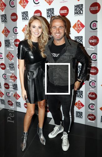 Amsterdam 19 september 2019
Premiere Johnny de Mol in het delamar theater. John ewbank en zijn vriendin Kelly Weekers