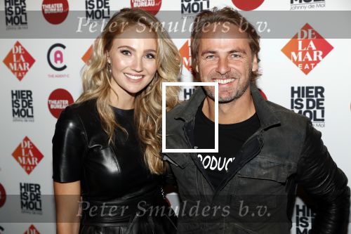 Amsterdam 19 september 2019
Premiere Johnny de Mol in het delamar theater. John ewbank en zijn vriendin Kelly Weekers