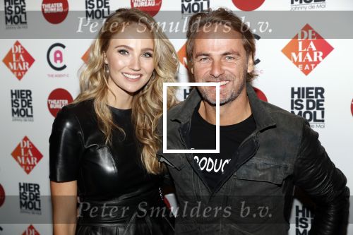 Amsterdam 19 september 2019
Premiere Johnny de Mol in het delamar theater. John ewbank en zijn vriendin Kelly Weekers