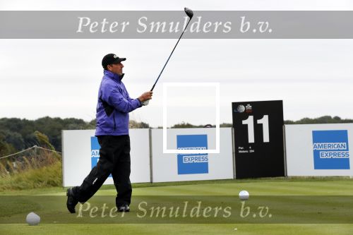 Badhoevedorp 11 september 2019
PRO Am van de KLM open golf met oa Ruud Gullit en Ronald Koeman. Jose Maria Olazabal