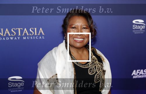 Scheveningen 22 september 2019
Premiere Anastasia in het afas Circustheater. 
Justine Pelmelay met een vriendin