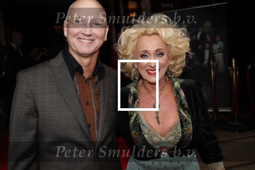 Amsterdam 11 augustus 2019
Premiere Downtown Abbey in pathe Tuschinski. Karin Bloemen kwam met haar man Marnix