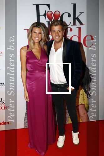 Amsterdam 30 september 2019
Premiere Fuck de liefde in Tuschinski. Kim Kotter met vriend Jaap Reesema