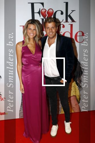 Amsterdam 30 september 2019
Premiere Fuck de liefde in Tuschinski. Kim Kotter met vriend Jaap Reesema