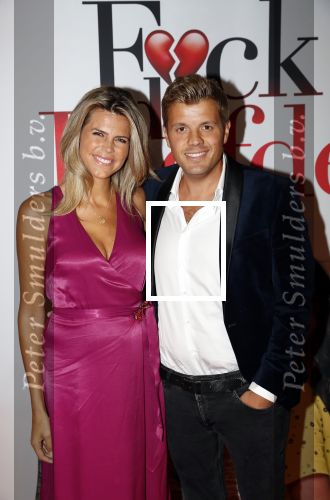Amsterdam 30 september 2019
Premiere Fuck de liefde in Tuschinski. Kim Kotter met vriend Jaap Reesema