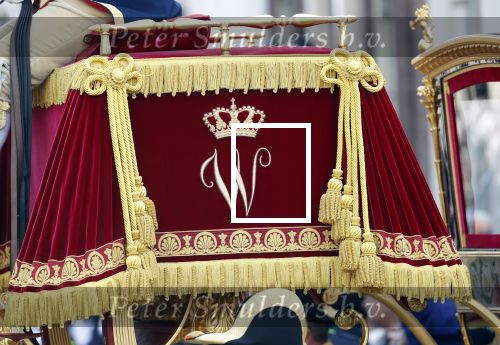 Den Haag 17 september 2019
Prinsjesdag 2019. Koning Willem Alexander Koningin Maxima Prins Constantijn en Prinses Laurentien arriveren met koets op binnenhof en bij paleis Noordeinde.
