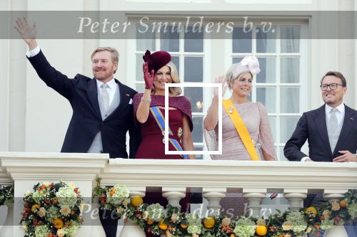 Den Haag 17 september 2019
Prinsjesdag 2019. Koning Willem Alexander Koningin Maxima Prins Constantijn en Prinses Laurentien arriveren met koets op binnenhof en bij paleis Noordeinde.