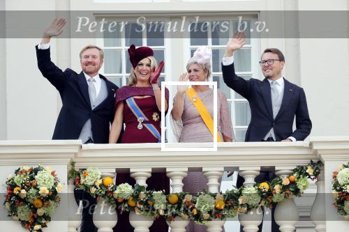 Den Haag 17 september 2019
Prinsjesdag 2019. Koning Willem Alexander Koningin Maxima Prins Constantijn en Prinses Laurentien arriveren met koets op binnenhof en bij paleis Noordeinde.