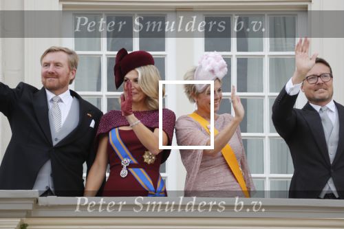 Den Haag 17 september 2019
Prinsjesdag 2019. Koning Willem Alexander Koningin Maxima Prins Constantijn en Prinses Laurentien arriveren met koets op binnenhof en bij paleis Noordeinde.