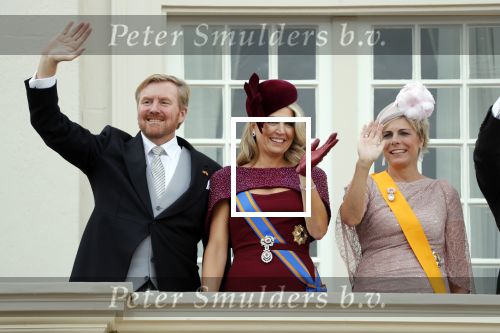 Den Haag 17 september 2019
Prinsjesdag 2019. Koning Willem Alexander Koningin Maxima Prins Constantijn en Prinses Laurentien arriveren met koets op binnenhof en bij paleis Noordeinde.