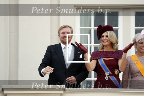 Den Haag 17 september 2019
Prinsjesdag 2019. Koning Willem Alexander Koningin Maxima Prins Constantijn en Prinses Laurentien arriveren met koets op binnenhof en bij paleis Noordeinde.
