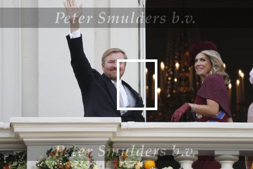Den Haag 17 september 2019
Prinsjesdag 2019. Koning Willem Alexander Koningin Maxima Prins Constantijn en Prinses Laurentien arriveren met koets op binnenhof en bij paleis Noordeinde.