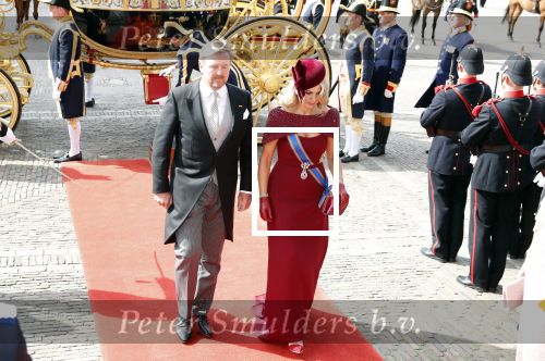 Den Haag 17 september 2019
Prinsjesdag 2019. Koning Willem Alexander Koningin Maxima Prins Constantijn en Prinses Laurentien arriveren met koets op binnenhof en bij paleis Noordeinde.