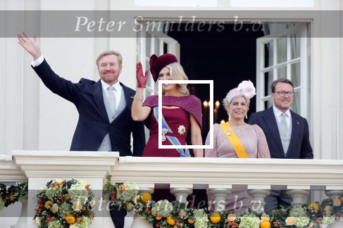Den Haag 17 september 2019
Prinsjesdag 2019. Koning Willem Alexander Koningin Maxima Prins Constantijn en Prinses Laurentien arriveren met koets op binnenhof en bij paleis Noordeinde.