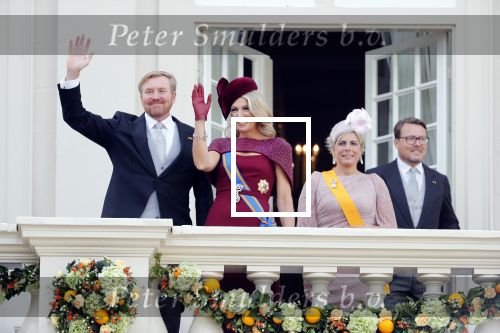 Den Haag 17 september 2019
Prinsjesdag 2019. Koning Willem Alexander Koningin Maxima Prins Constantijn en Prinses Laurentien arriveren met koets op binnenhof en bij paleis Noordeinde.