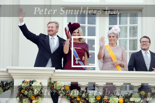 Den Haag 17 september 2019
Prinsjesdag 2019. Koning Willem Alexander Koningin Maxima Prins Constantijn en Prinses Laurentien arriveren met koets op binnenhof en bij paleis Noordeinde.