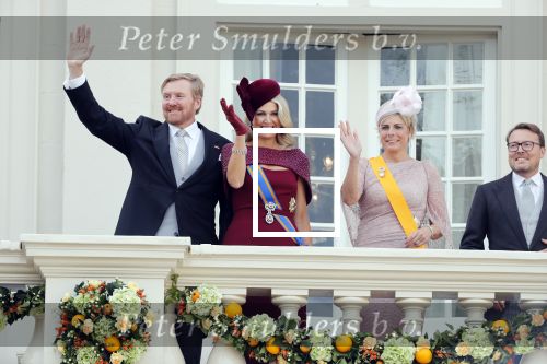 Den Haag 17 september 2019
Prinsjesdag 2019. Koning Willem Alexander Koningin Maxima Prins Constantijn en Prinses Laurentien arriveren met koets op binnenhof en bij paleis Noordeinde.