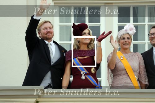 Den Haag 17 september 2019
Prinsjesdag 2019. Koning Willem Alexander Koningin Maxima Prins Constantijn en Prinses Laurentien arriveren met koets op binnenhof en bij paleis Noordeinde.