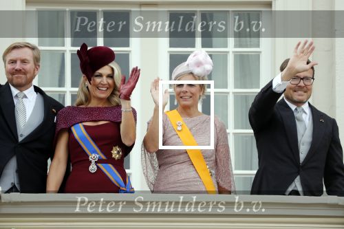 Den Haag 17 september 2019
Prinsjesdag 2019. Koning Willem Alexander Koningin Maxima Prins Constantijn en Prinses Laurentien arriveren met koets op binnenhof en bij paleis Noordeinde.